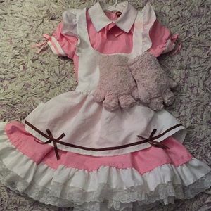 Pink maid costume ON HOLD!